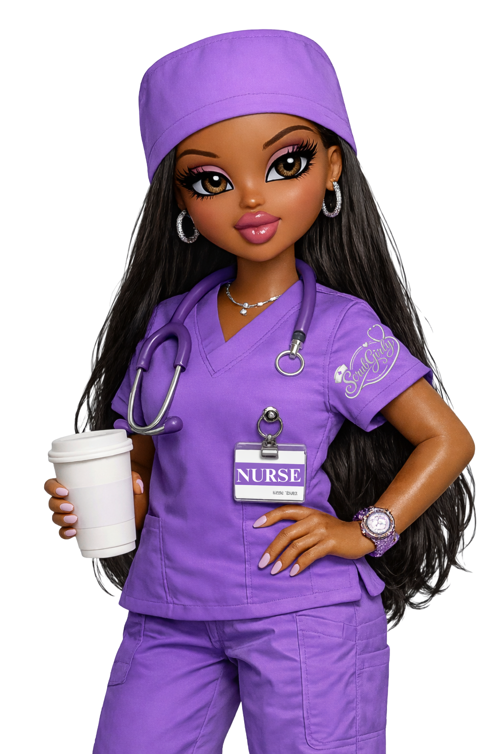 Nurse Branded Badge Reel