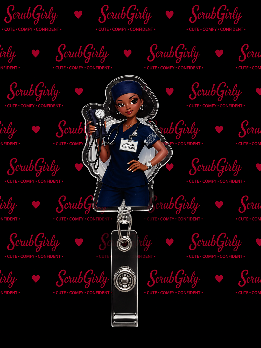MA Branded Badge Reel