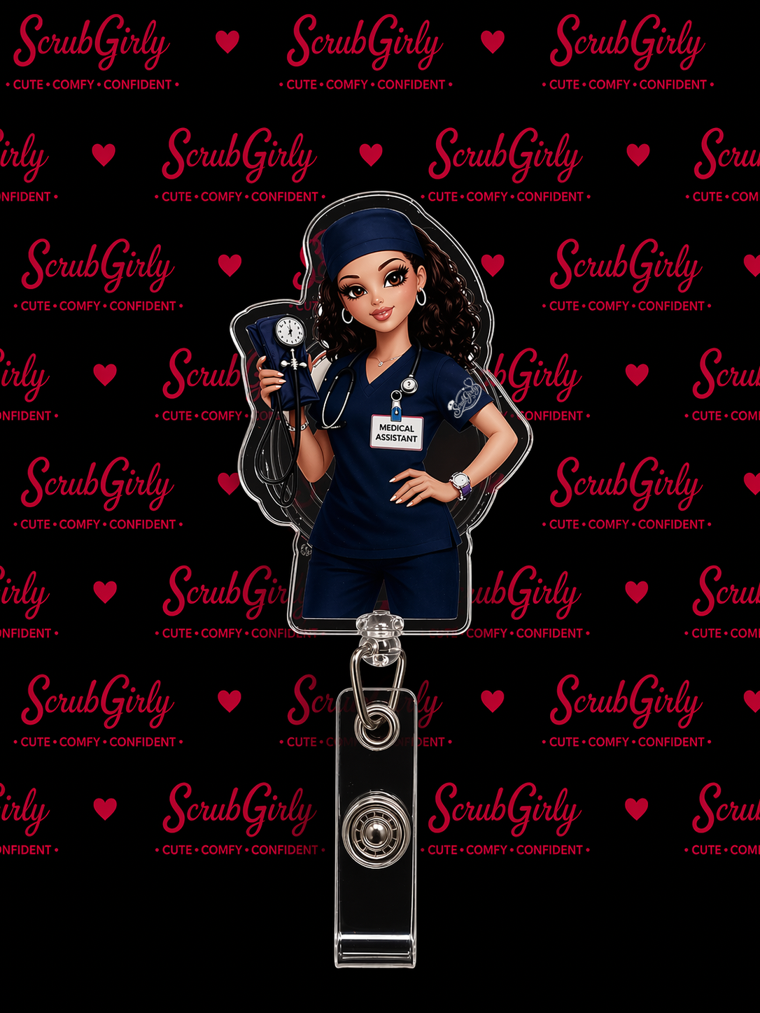 MA Branded Badge Reel